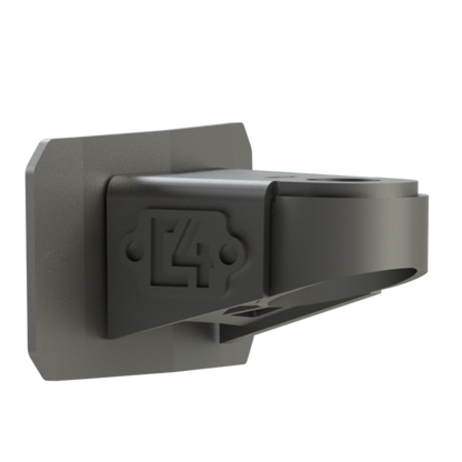 Textured digital rendering showing the construction of the C4 Body Mount Relocation Kit.