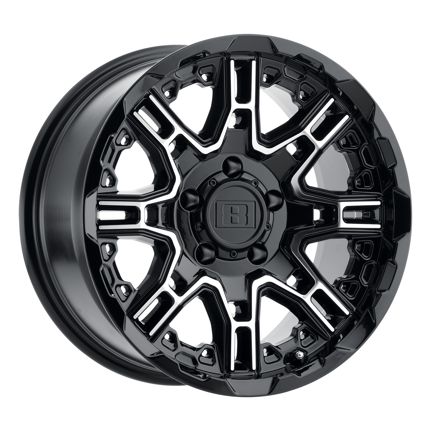 LE SLINGSHOT 17X8.5 5X114 -10 76 G-BK MC