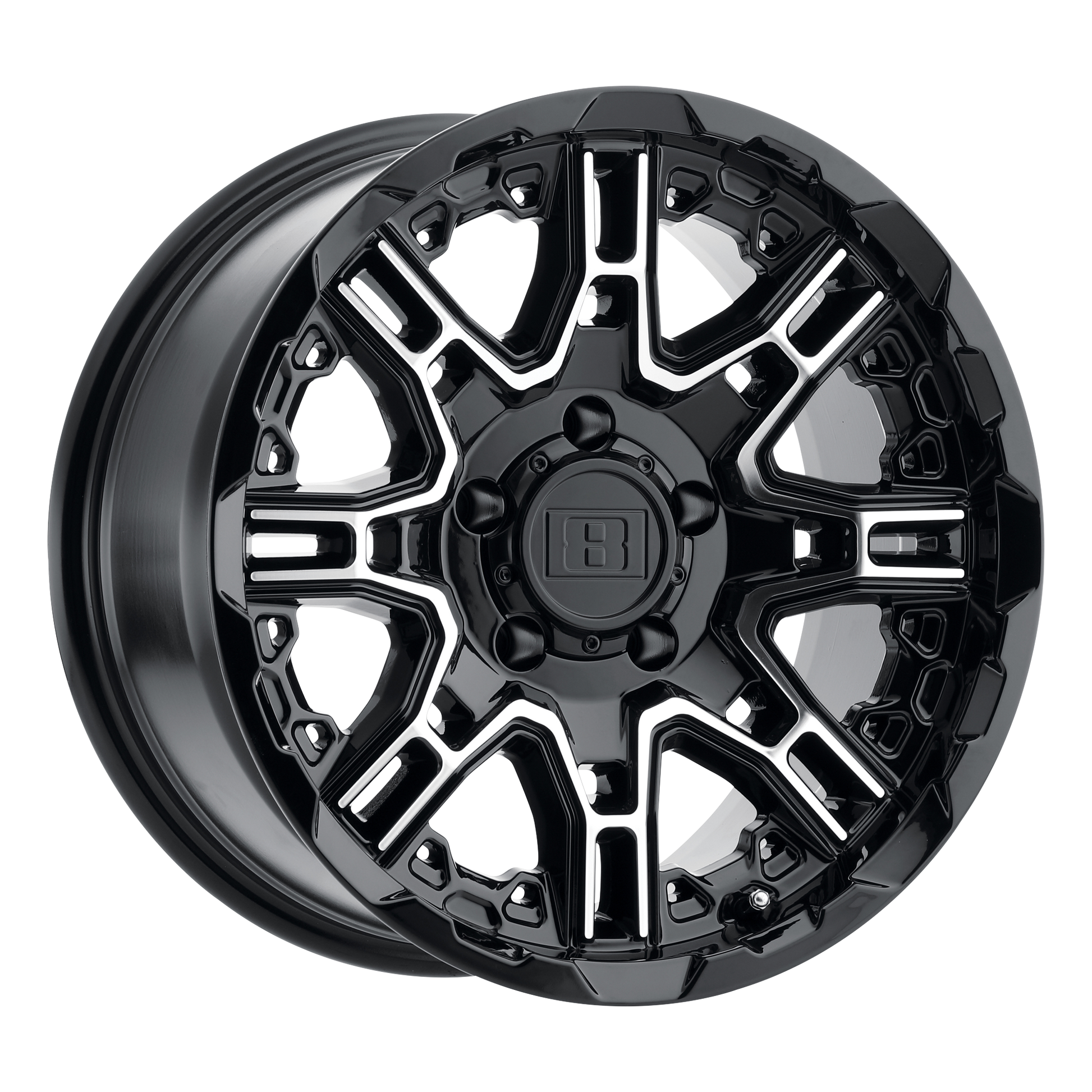 LE SLINGSHOT 17X8.5 5X114 -10 76 G-BK MC